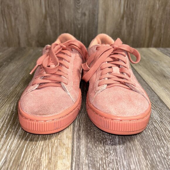 Puma Big Kids Youth US Size 6 C Desert Flower Pink Suede 35511069 Sneaker Shoes - Picture 4 of 12